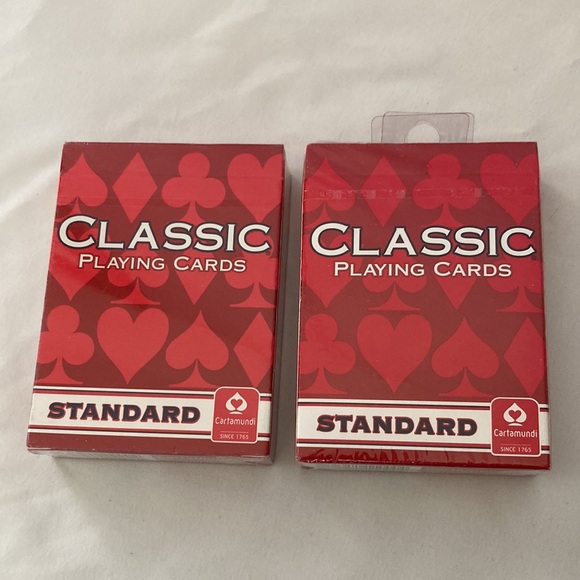 Cartamundi Games Cartamundi Classic Playing Cards Standard Deck Red